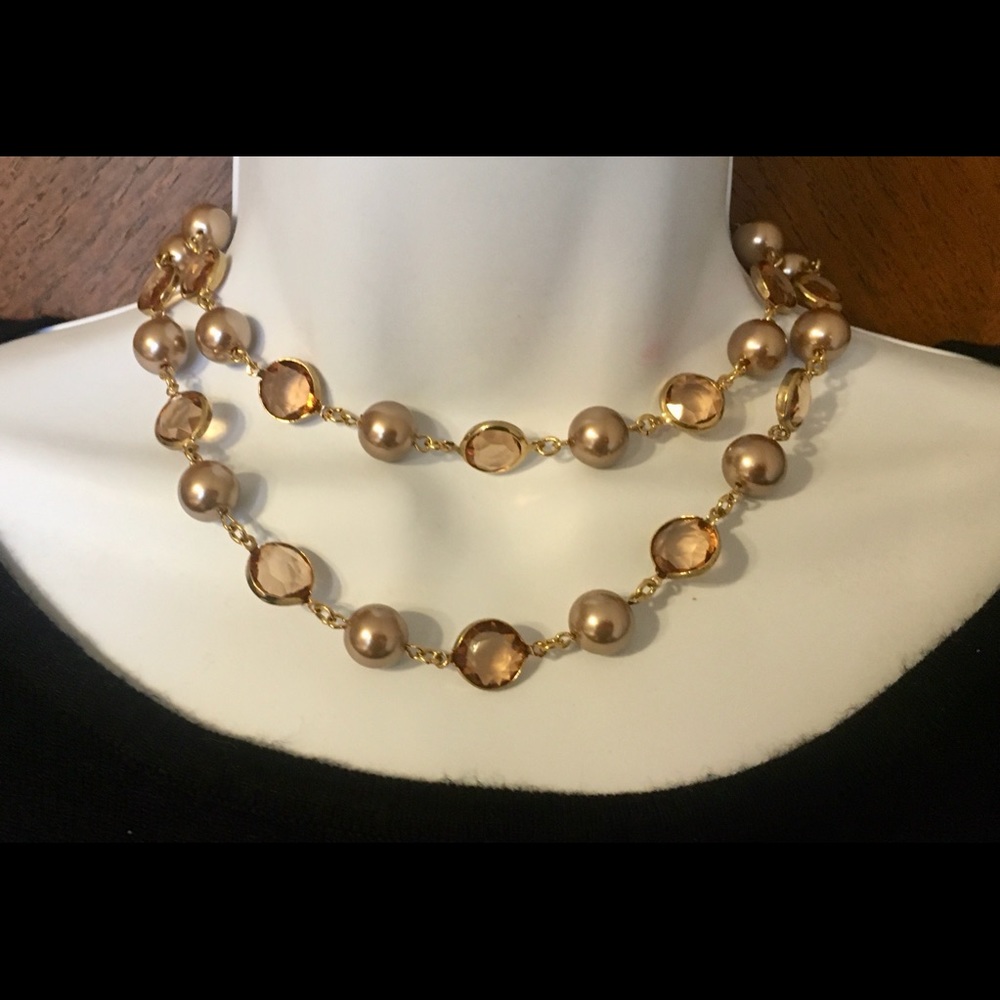 J Crew Necklace, 32” Goldtone